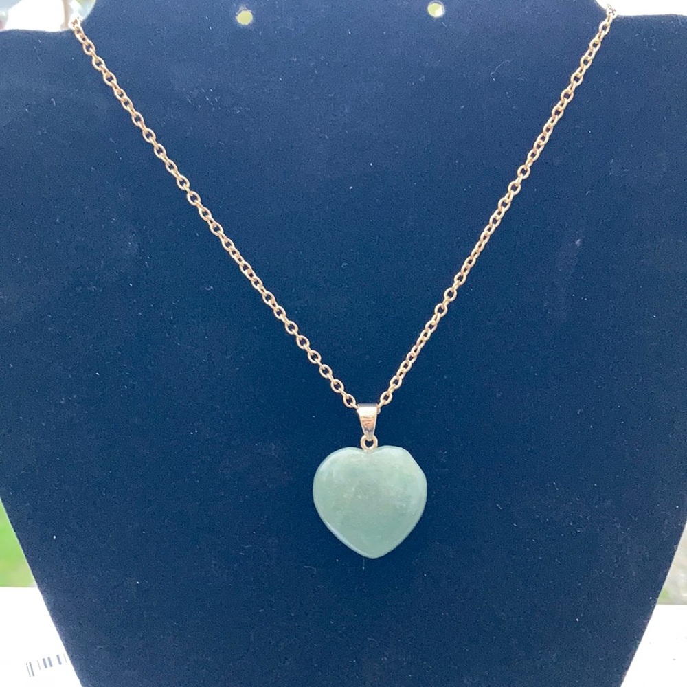 ⚜️Jade Heart Necklace!